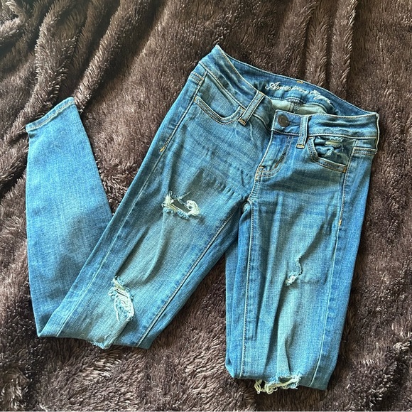 American Eagle Women’s 00 High Wasited  Jeggings - Picture 3 of 6